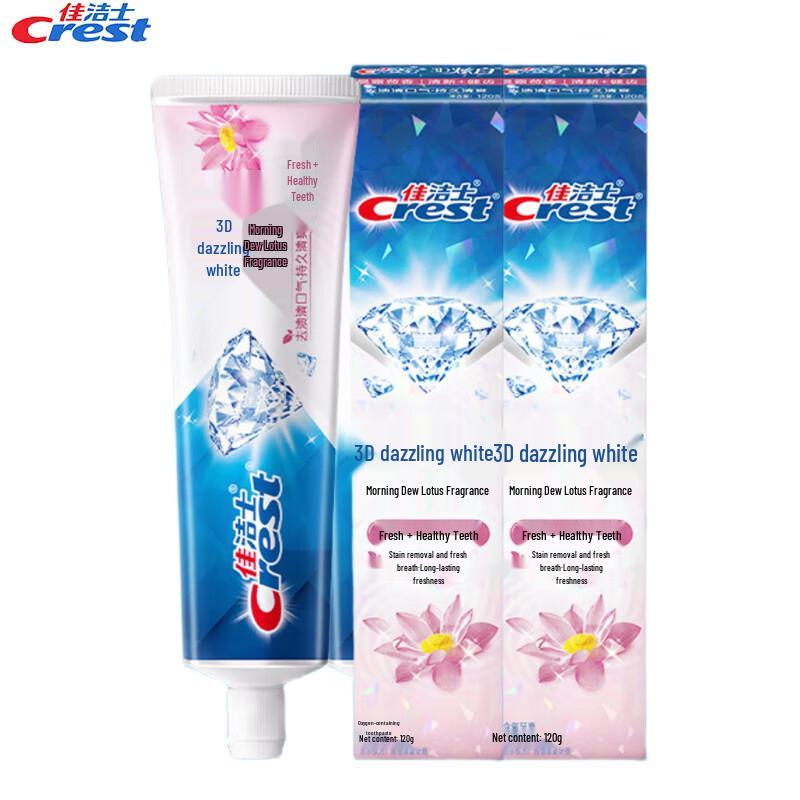 Crest 3D White Morning Dew Lotus Toothpaste