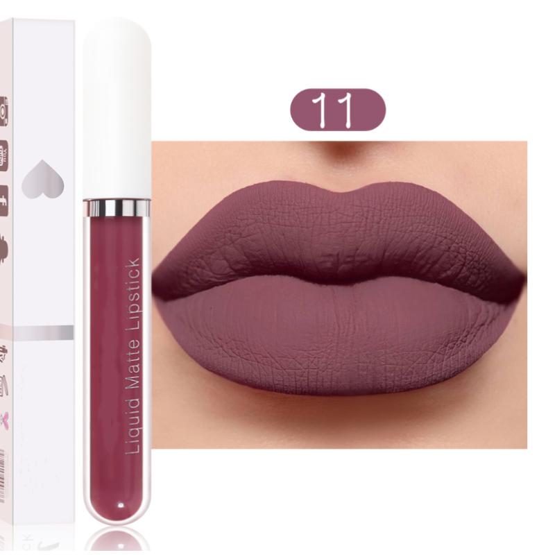 Matte Velvet Lipstick  Lip Gloss Long Lasting Non-marking Red Sexy Waterproof Liquid Lipsticks Lip Makeup Cosmetics