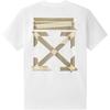 OFF WHITE Oversized Fit Tape Arrows T Shirt OMAA038R201850020148