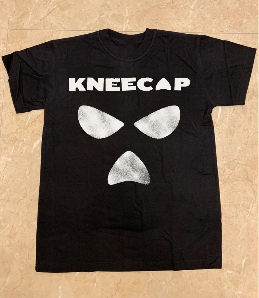 Opaska na kolano Podstawowa Twarz Czarna Bawełna Wysyłka z USA Koszulka Pełny Rozmiar S-5XL Koszulka Unisex