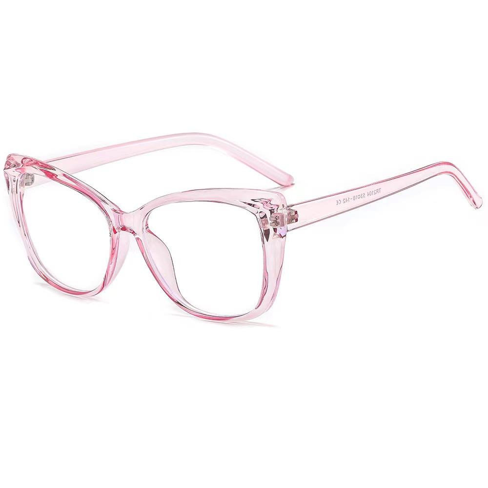 New Vintage Gradient Eyeglasses Anti Blue Light Myopia Transparent Cat Eye Glasses Frame Fashion Unique