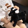 Simulation Goat Doll Plush Toy Little Sheep Doll Aries Decorative Ornaments Holiday Gift Rag Doll