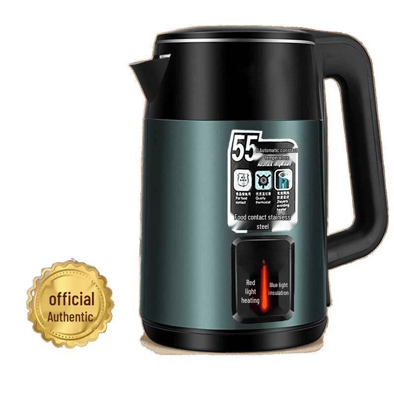 Smart Electric Kettle: Double-Layer Anti-Scald, Durable Insulation, Rapid Boil, Constant Temperature