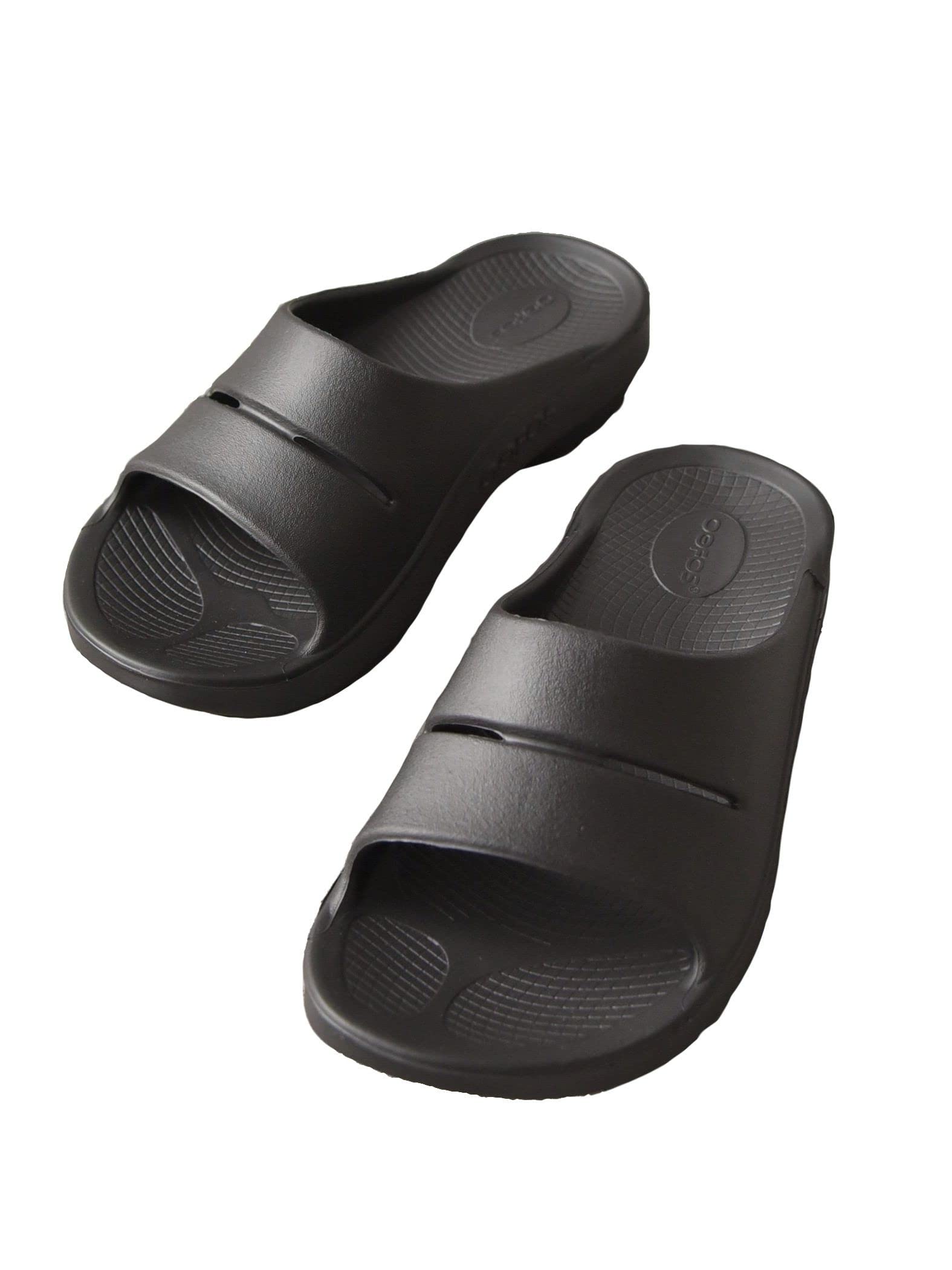 OOFOS OOahh Recovery Size 26 [Ships Any] Sandals, 26SS, Men s, 715340004, Black, чёрный