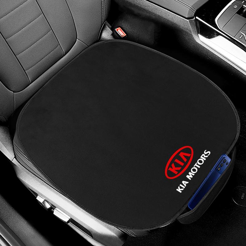 Cztery Pory Roku Uniwersalna Oddychająca Pluszowa Pokrowiec na Poduszkę Fotela Samochodowego i Zagłówek Samochodowy Do Kia Rio Ceed Sportage Cerato Soul Picanto