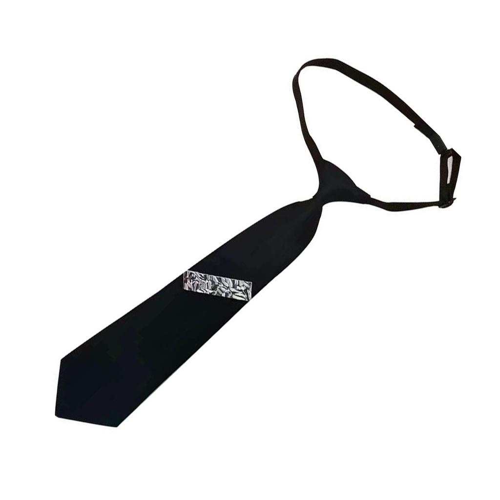 Uniform Black Ties For Janpanese JK Uniform Cosplay Accessory Neckwear Jk Seifuku Cute Anime Necktie with Pin