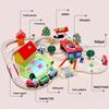 70-Piece Wooden Train Track Set for Ages 2-7: Interactive Educational Toy