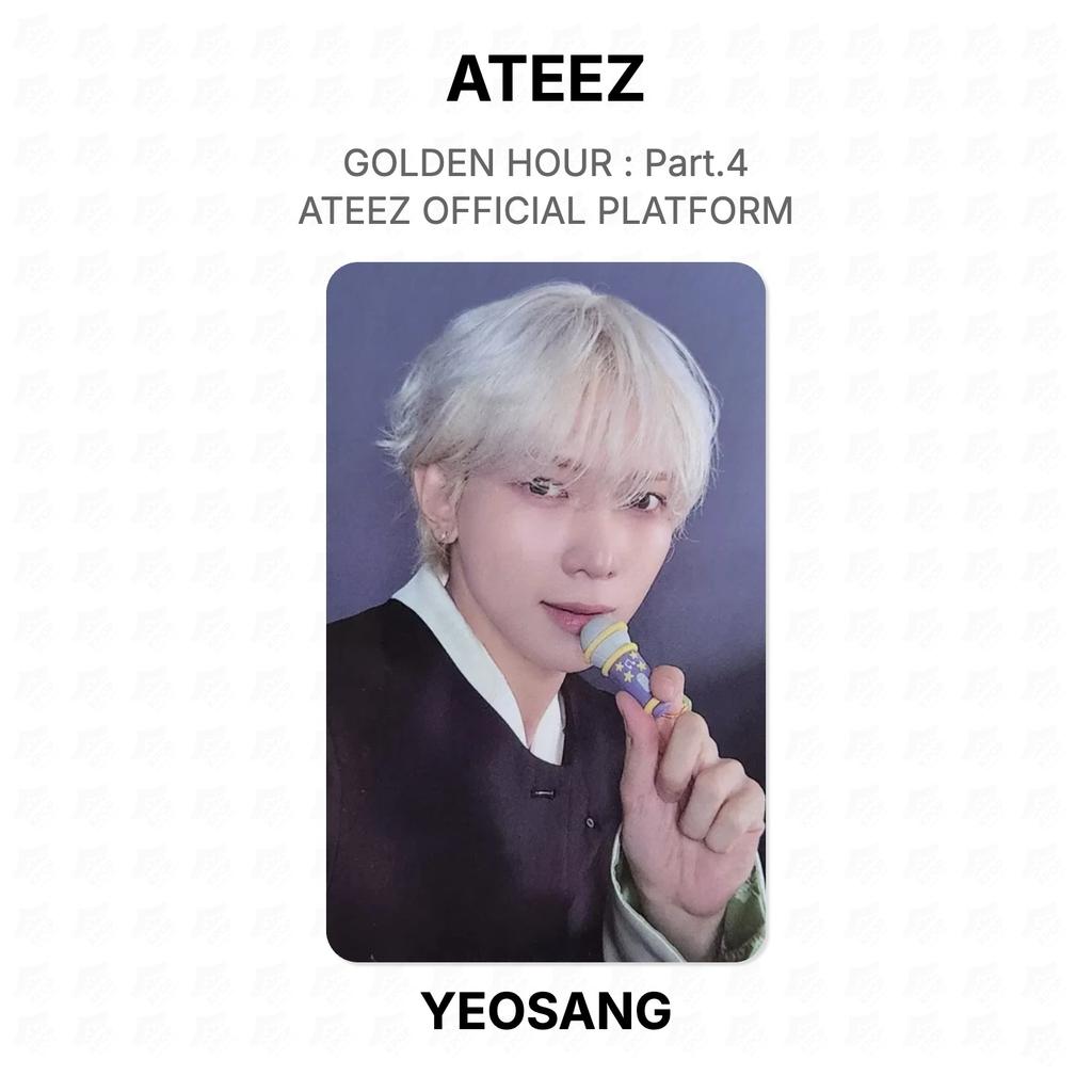 ATEEZ GOLDEN HOUR : Part.4 ATEEZ OFFICIAL PLATFORM Official Photocard