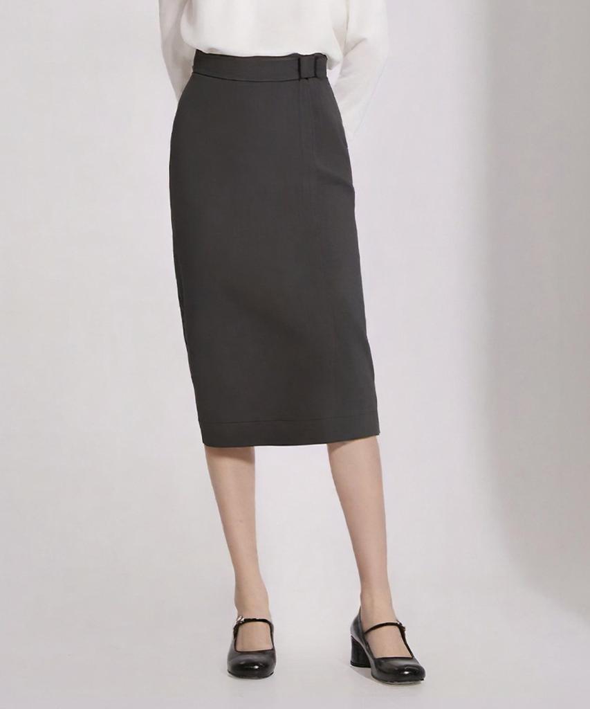 SOUP Belted Hem Slit Long Skirt (Sy9Sr38)