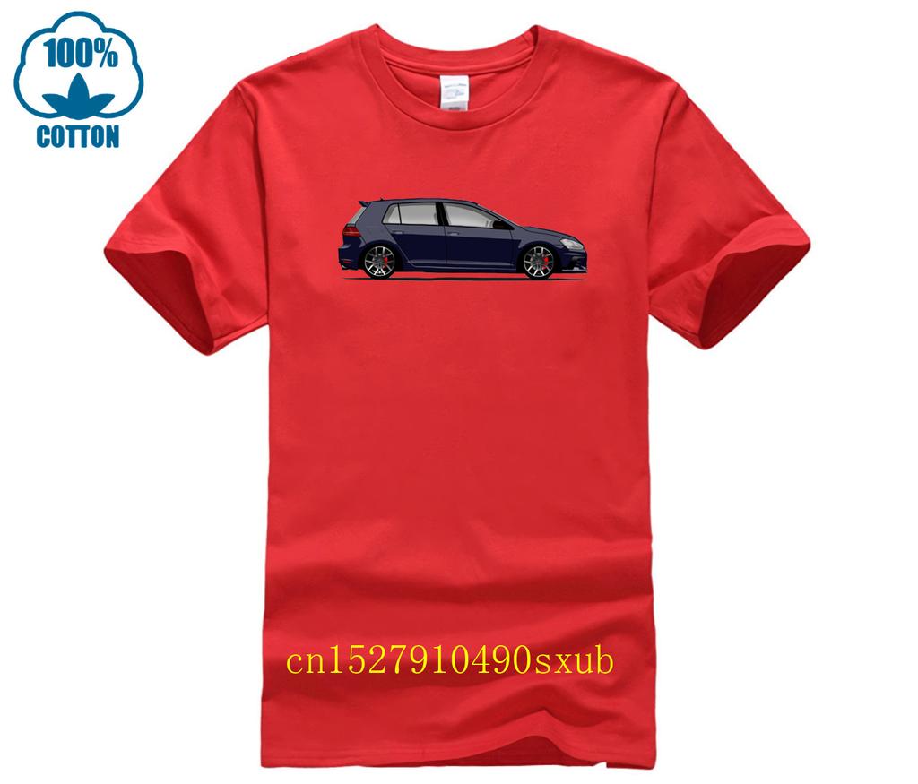 Zwaar Katoenen T-shirt Mk7 Golf Casual Ronde Hals Los Zomers T-shirt Voor Mannen