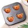6 12 Even Bear Mold Baking Mold Pan Non-stick  Cute Candy Cake Mold Tool Decoration Biscuit Candy Mold Baking Accessories