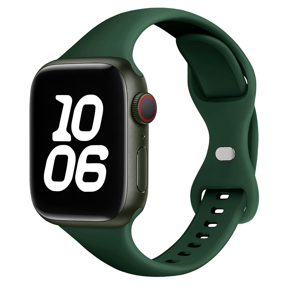 Slim Silicone band For apple watch 11 10 46mm Ultra 3-2 49mm series 9-8-7 41mm 45mm 44mm sport bracelet iwatch 4 6 5 SE 3 Strap