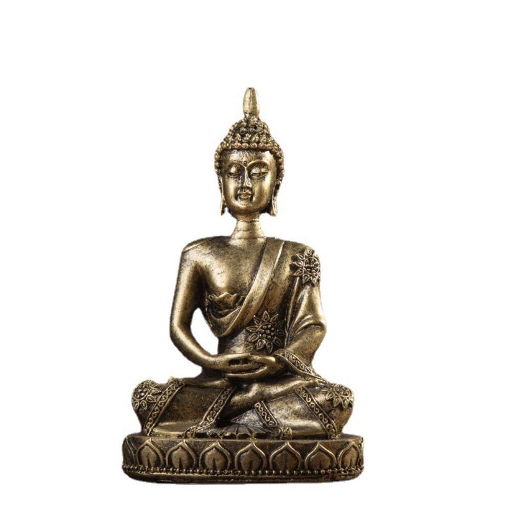 Sitting Meditation Sandstone Buddha Green Sandstone Buddha Statue Zen Ornament Restaurant