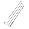 4Pcs Laboratory Spatula Set 304 Stainless Steel Micro Spoon for Mixing with Storage Bag