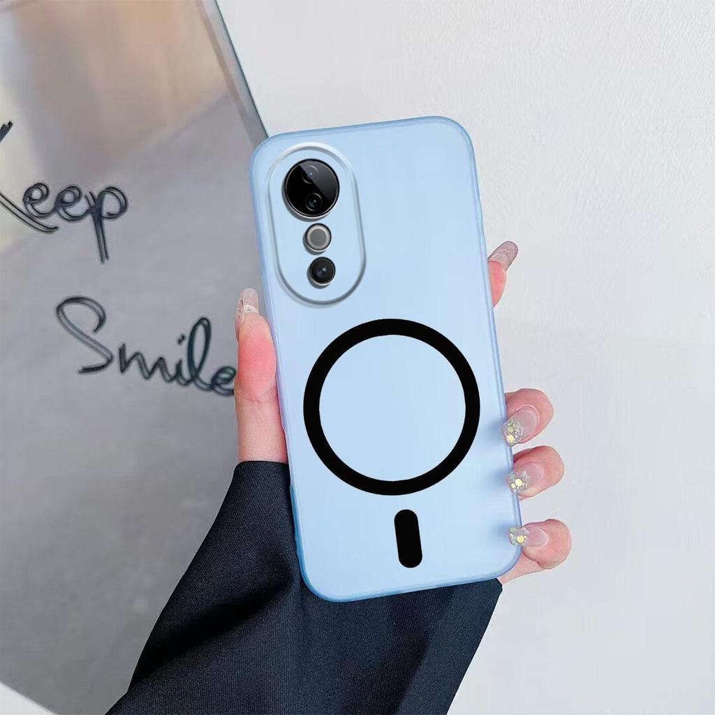 Case for Vivo V40,V40 Pro Premium Magnetic Matte Phone Casing Protection Cover