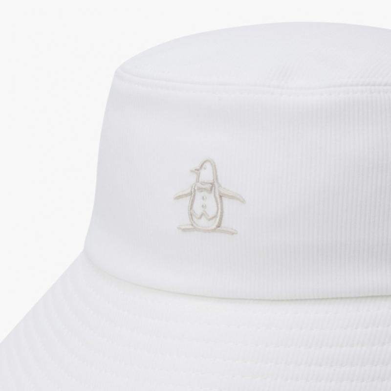 Munsingwear Women Signature Bucket Hat White Mq322lcp71