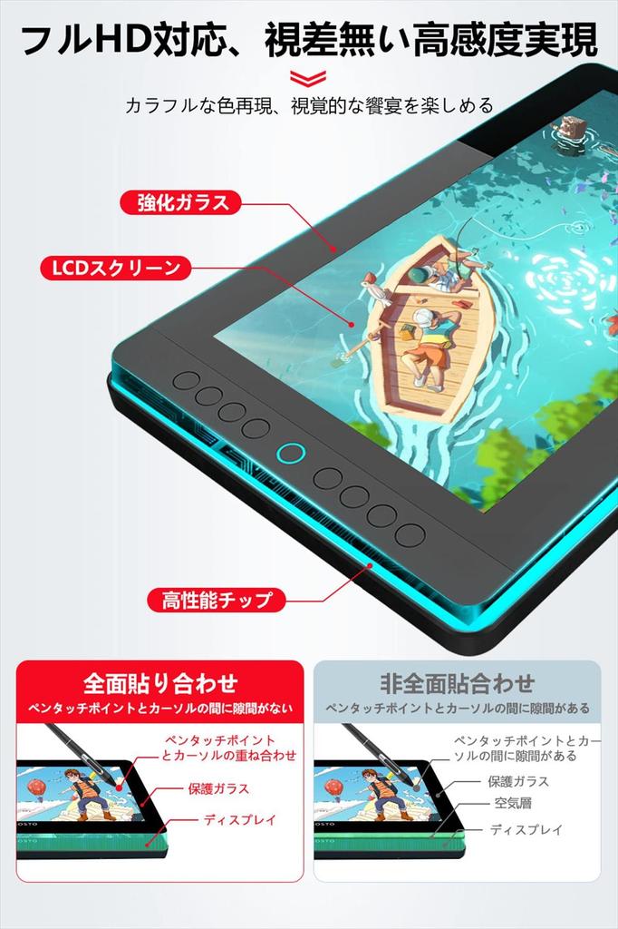 Bost LCD pen tablet 1920x1080