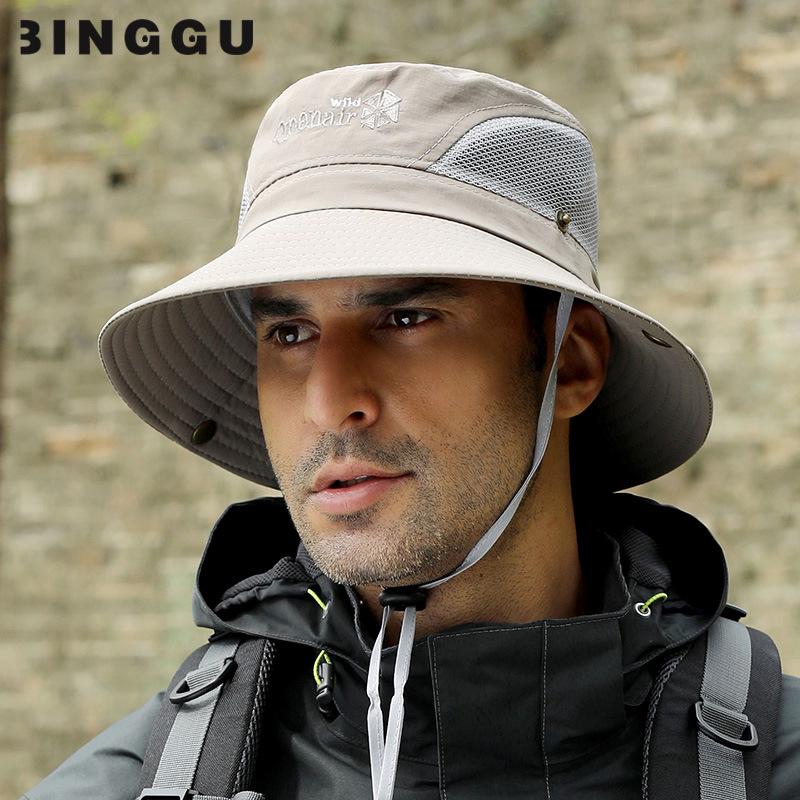 

Мужская летняя шляпа для походов и рыбалки с защитой от солнца - Дышащая, прохладная, в стиле рыбака One Size (56-59 cm)