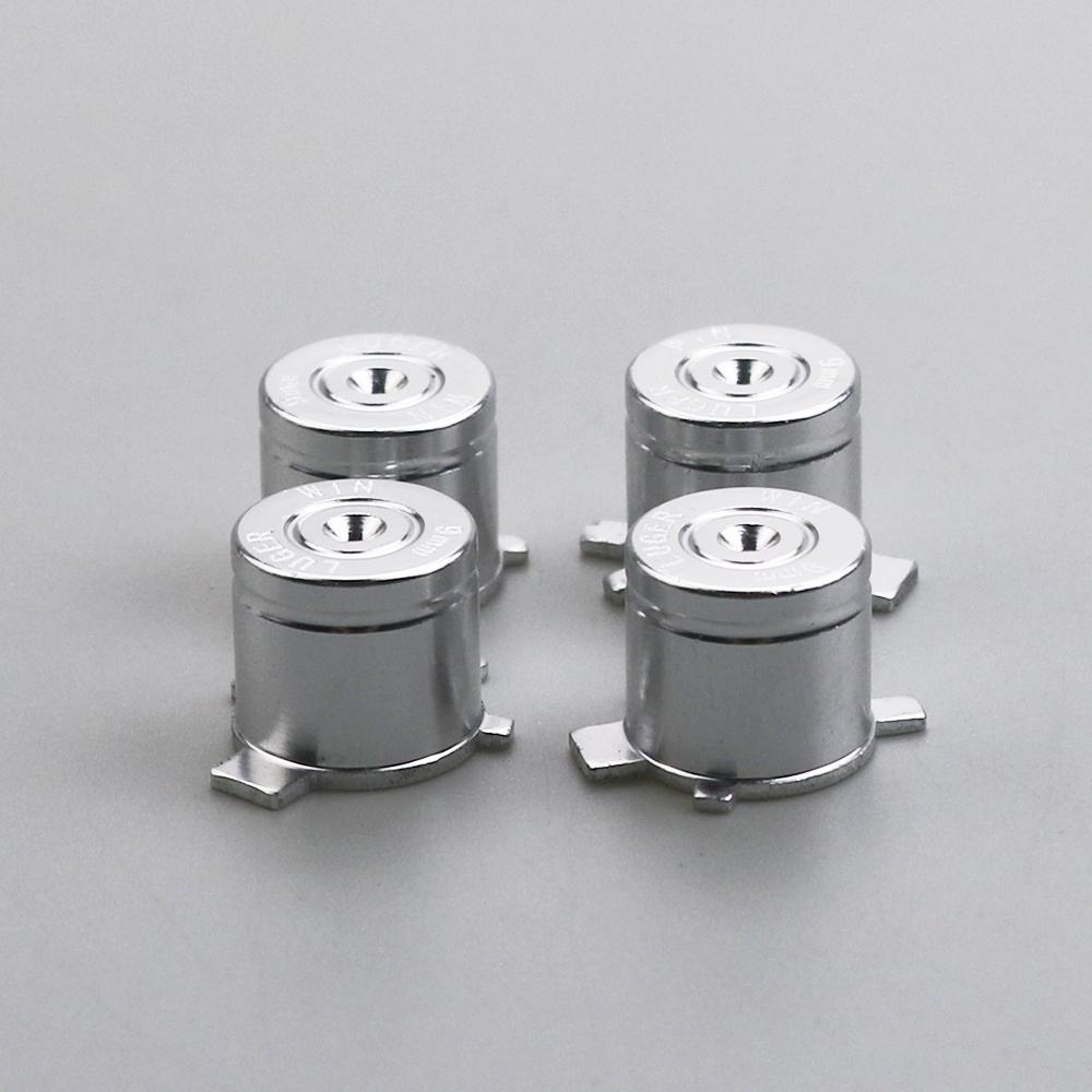 Metal Aluminum Analog Thumbsticks Joystick Cap Action Direction Keys Dpad ABXY Buttons For PS5 Controller