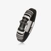 Ventera Cross Leather Men'S Bracelet