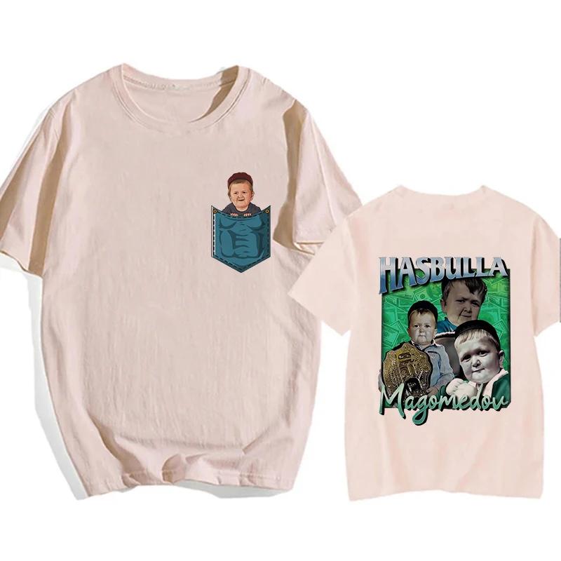 Classic Team Hasbulla EU Size T Shirt Men Women Fighting Hasbulla T-shirt Hip Hop Graphic Shirt Tops Manga T Shirt Streetwear
