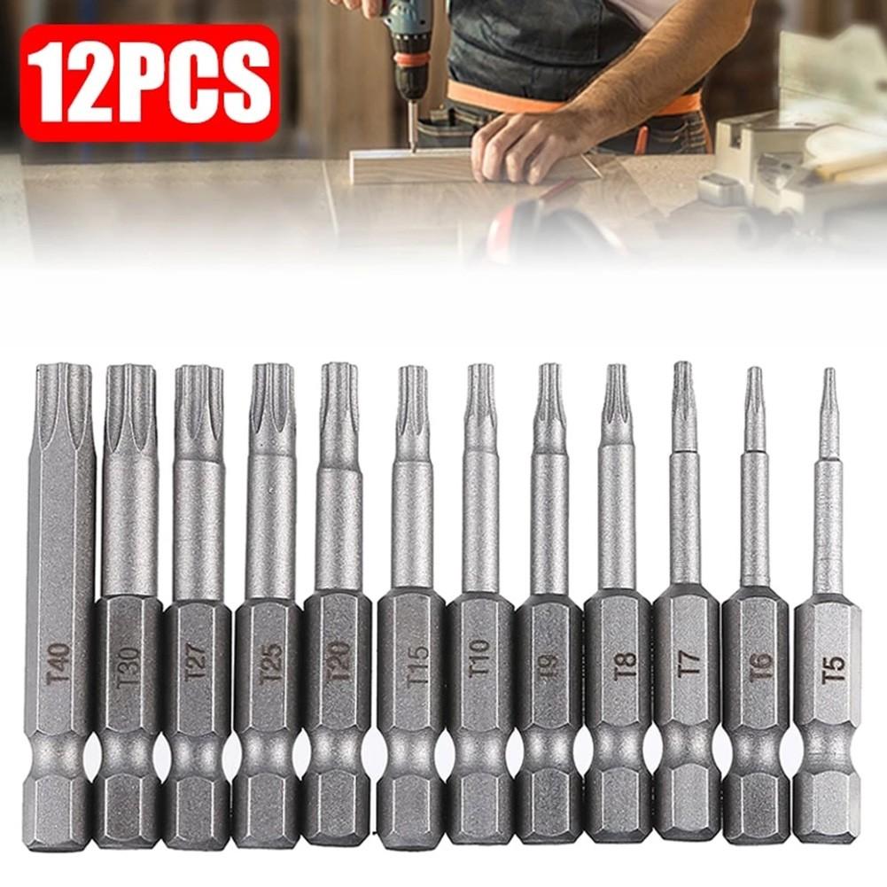 1/4\\\" 12pcs 50mm Electric Screwdriver Magnetic Nutdrivers Replacement