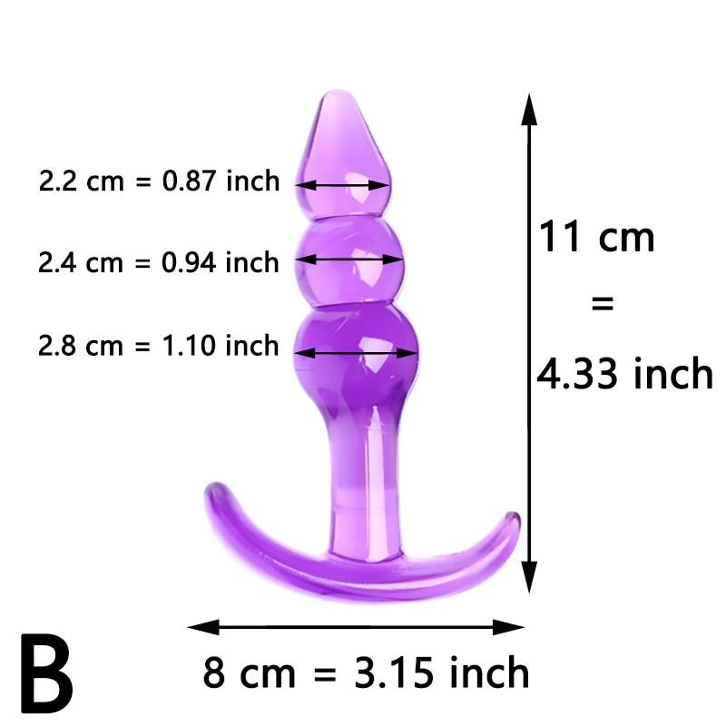 Soft Silicone Anal Plugs Prostate Massager Butt Plug Beads G-spot Erotic Sex Toys Anus Trainner Mini Dildo Erotic Gay