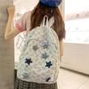 Mochila japonesa con pentagrama para mujer, bolso escolar para estudiantes universitarios, mochila para escuela secundaria
