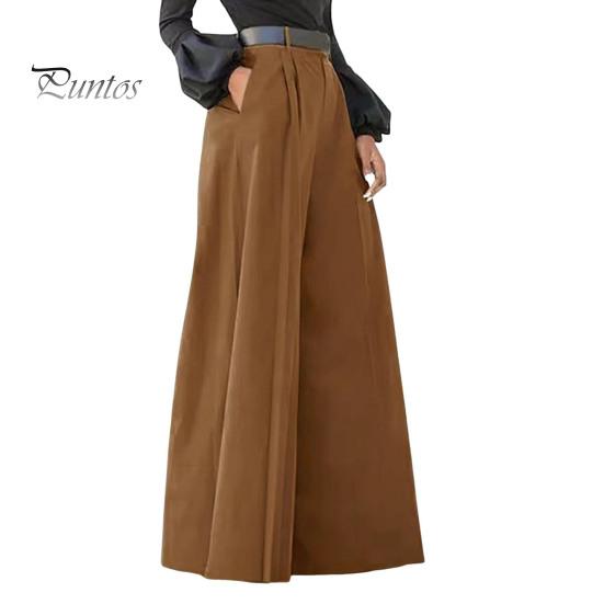 Dámské Jednobarevné Široké nohavice Kalhoty s vysokým pasem Rozšířené kalhoty Elegantní Dojíždění Neformální Dlouhé kalhoty Pracovní oděv