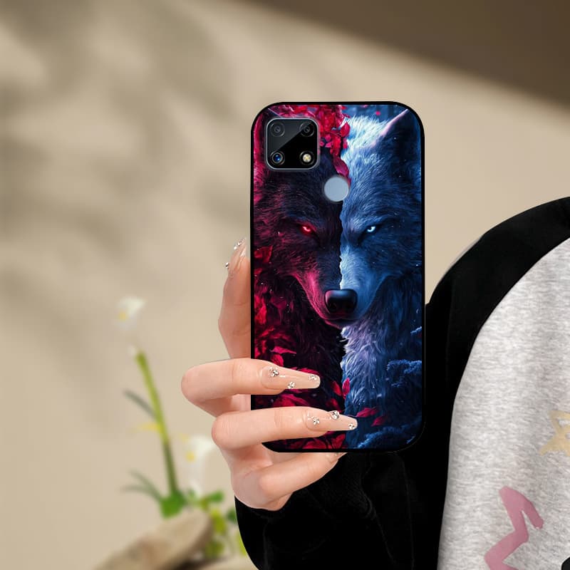 Silicone Phone Case For Realme C25s C25 Cover Painted Soft  For Realme C25 C25S C21 C21Y C25Y Phone Case RealmeC25s C 25 s Funda
