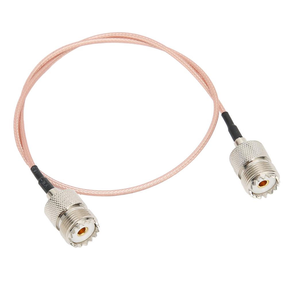 SO239 Head Feeder Cable 50cm Long SC316 Line Low Loss Coax Jumper Cable for Antenna Analyzer SWR Meter