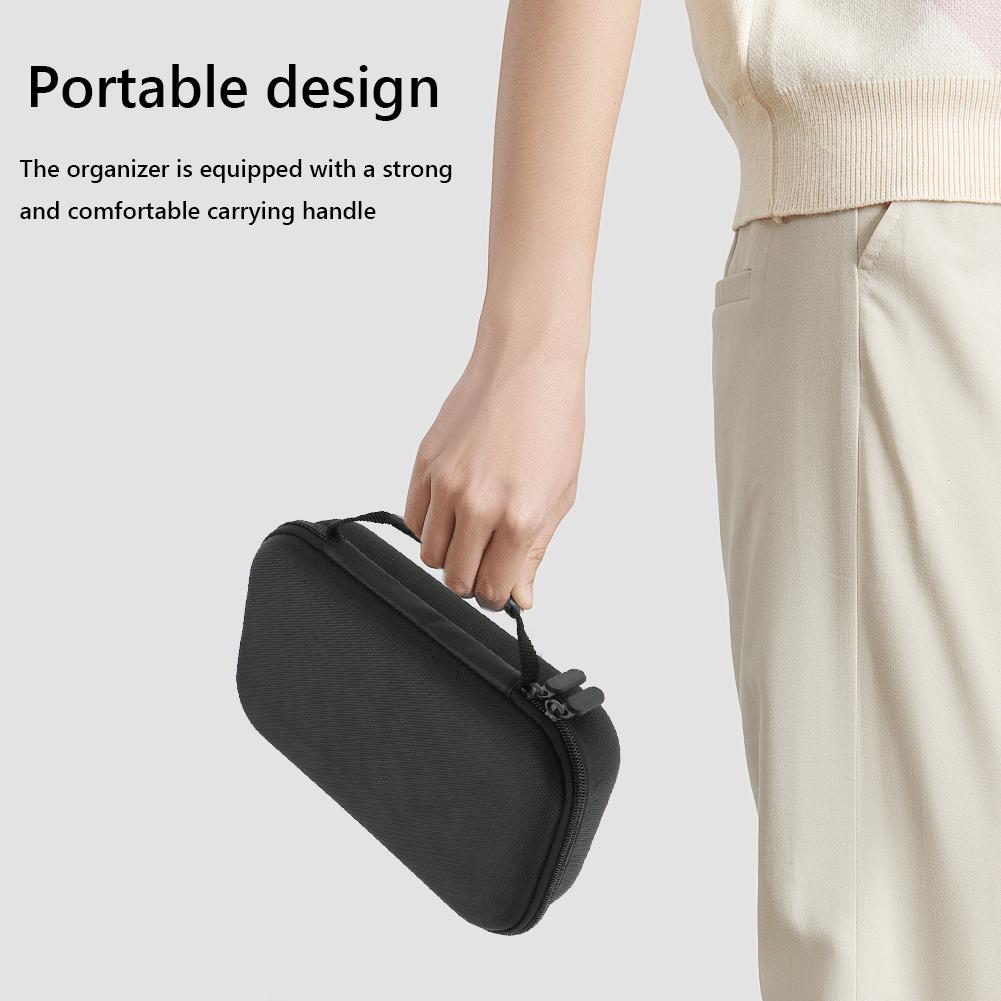 For Gamesir G8/G8 Plus Game Controller Storage Bag EVA Hard Carrying Case with Mesh Pocket Anti-Scratch Travel Protective Case