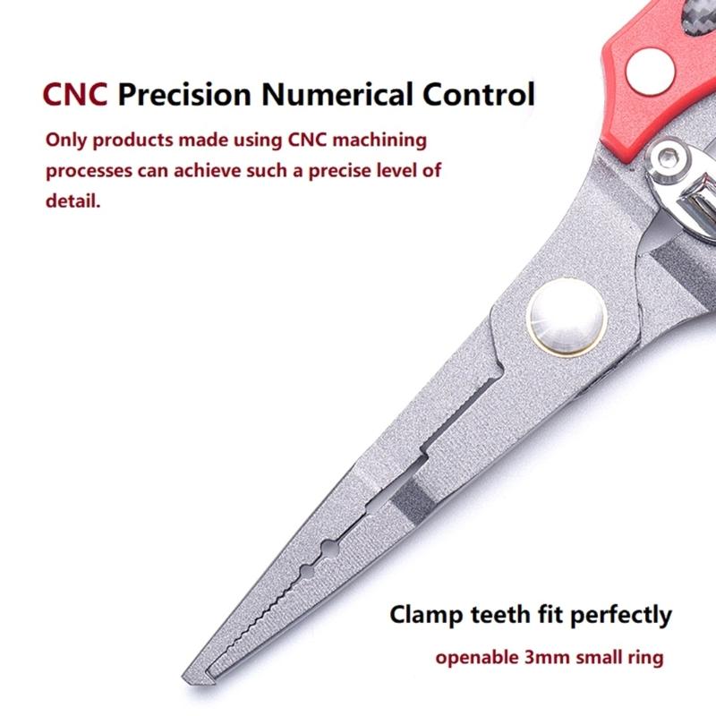 Portable Fishing Pliers Stainless Steel Line Cutter Hook Remover Fishing Scissors for Hook Removal & Split Enduring