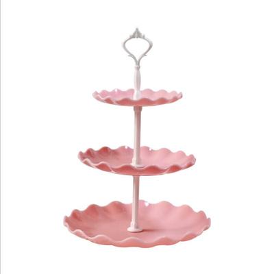 Nordic 3-Tier Plastic Fruit Dessert Stand