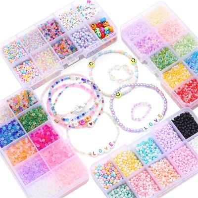 10 scatole/set perline di cristallo ceco distanziatore perline di vetro accessori collana braccialetto fatto a mano fai da te