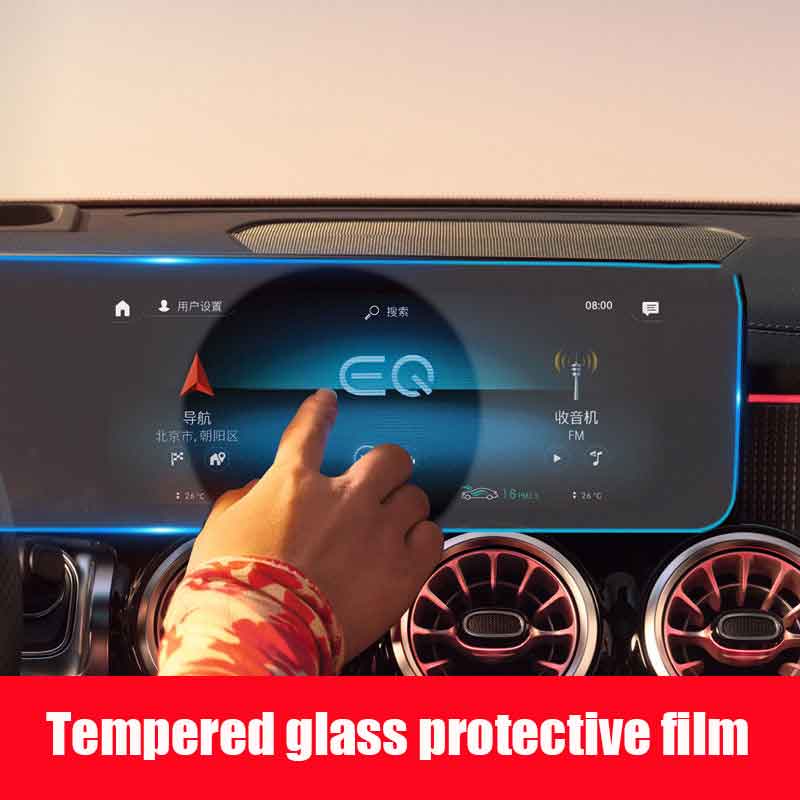 Tvrzené sklo Protector Pro Mercedes Benz EQB 2022 Auto GPS Navigace Zábavní Systém Obrazovka Auto Interiér