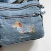 Denim Shoulder Bag Women's Large Capacity Commuter Student Crossbody Bag