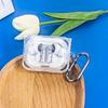 Soft TPU Case Cover Shockproof Protective Protector Headphone Accessories with Hook Shell for Nothing Ear(A)