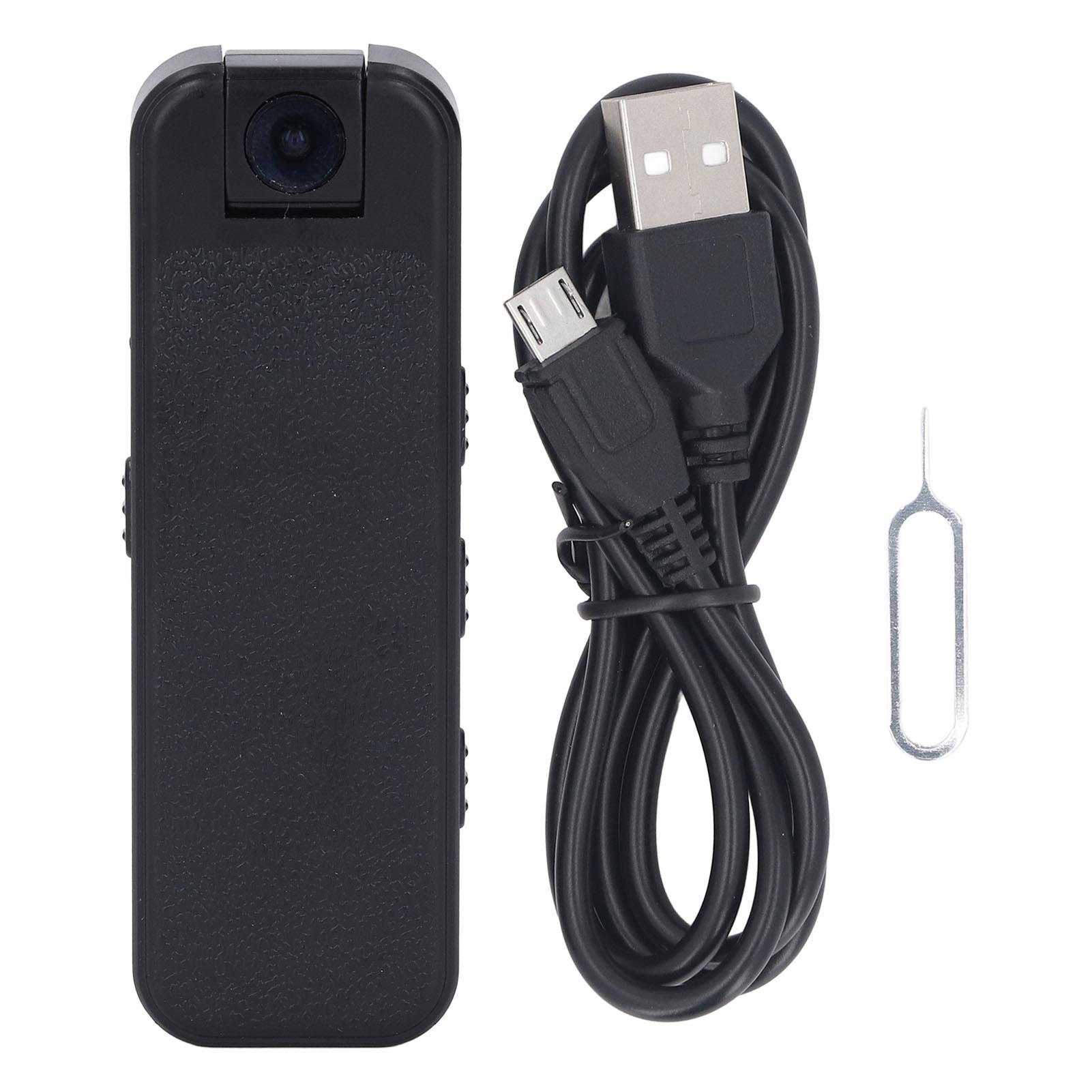 

Body Worn Camera 1080P HD 180 Degree Rotating Lens Night Vision Motion Detection Wearable Pocket