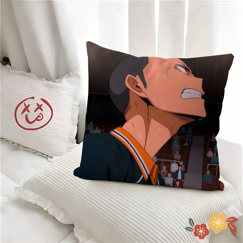 pc Anime Tanaka Ryunosuke Pillow Case Fashion Square Pillowcase Bedroom Sofa Room Ins Decoration Leisure