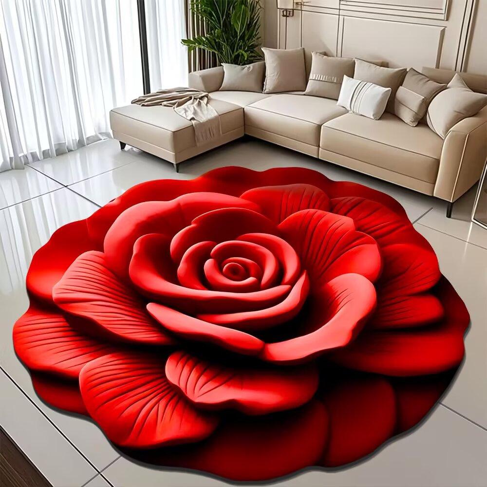 Peony Diatomaceous Earth Floor Mat – Stain-Resistant, Easy-to-Clean, Water-Absorbent Carpet for Bathroom/Entrance