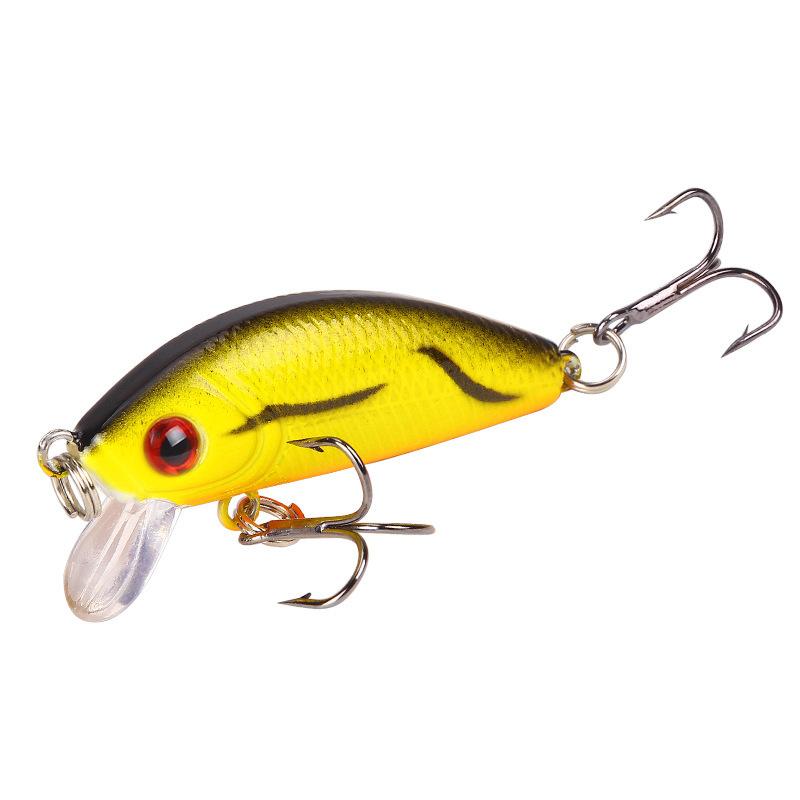 3D Oči Minnow Typ 5cm 4.2g 8 Barev 0.5-1.5m Hloubka Rybářské Návnady Sladkovodní Umělá Návnada