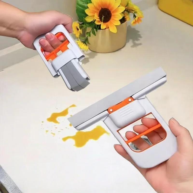 Portable Mini Cleaning Mop Small Desktop Cleaning Short Handle Mop Indoor Dual-use Small Cotton Mop Household Cleaning Products