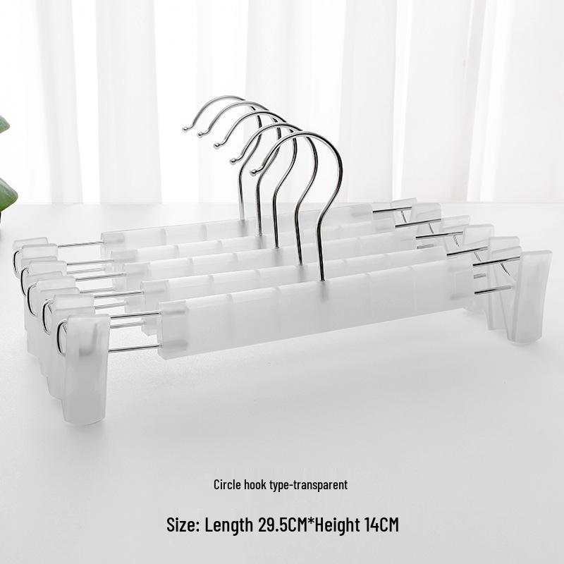 Wieszak z klipsami na spodnie: Antypoślizgowy, Niepozostawiający śladów, do Suszenia Spodni, Spódnic, Bielizny