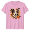 Cute Fall Dog Watercolor Clipart TShirt Aussie Dog Gift For Him And Her