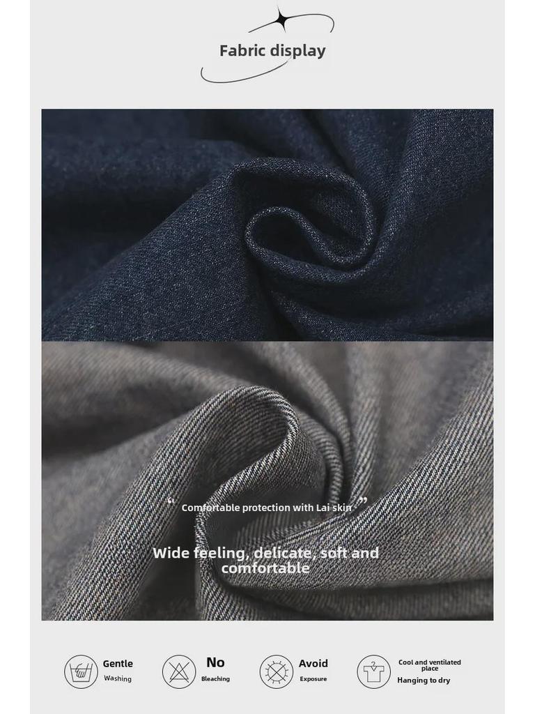 2024 Damen Jeansjacke: Mittellang, lockere Passform, große Größen für Frühling und Herbst