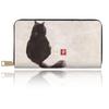 DADABULIU Long Wallet, Japanese Style, Cat Design, Genuine Leather, Women'sMen's Bifold Wallet, Large Capacity, Coin Purse, Card Slots, Bill
