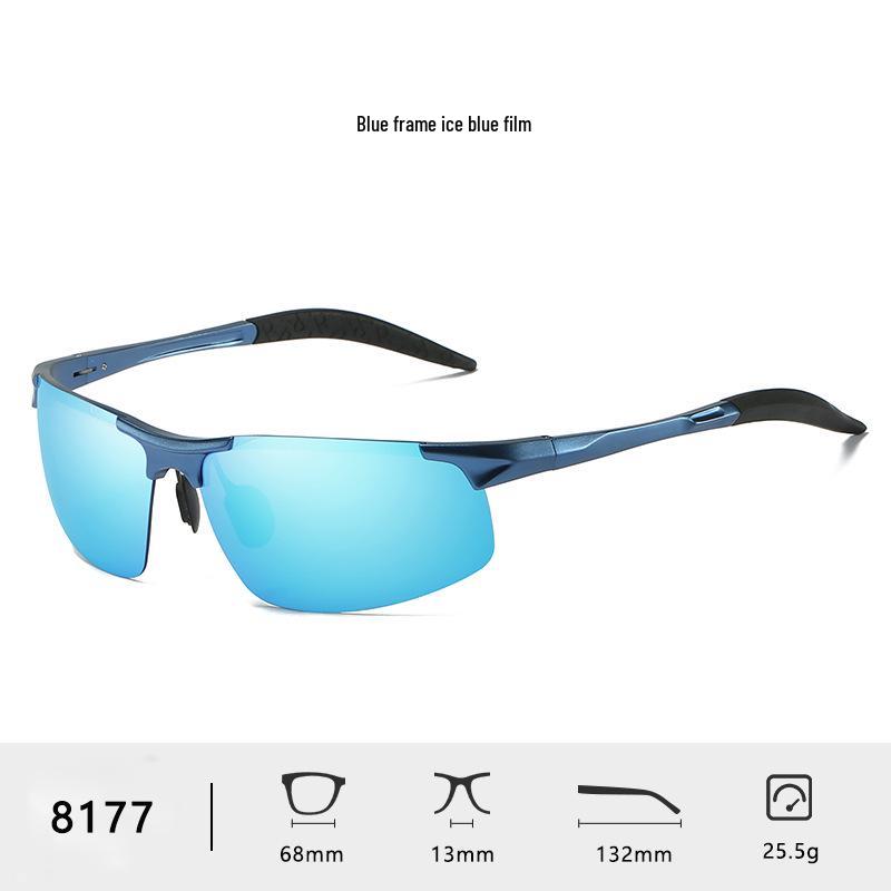 Men's Polarized Aluminum-Magnesium Sunglasses 8177 - Day & Night Vision