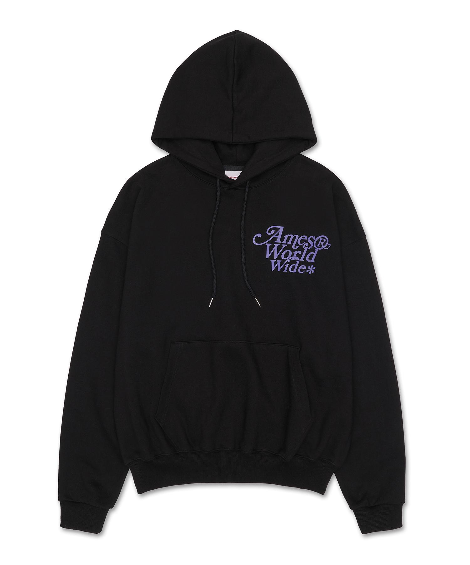 Ames Worldwide Signature Logo Hoodie Black (Am2Cfum401A) Black/Black/S