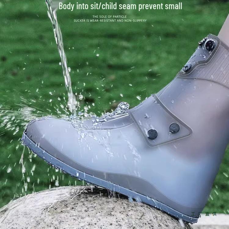 Men's & Women's Non-Slip Waterproof High-Top Overshoes for Rainy Days and Mountaineering